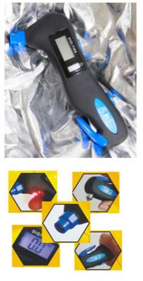 China tire gauge with seat belt cutter & emergency hammer for sale