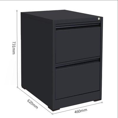 China Modern Design 2 Drawer Cabinet Foldable Iron Metal File Storage Drawer for sale