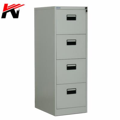 China Luoyang Factory Price Metal Office Furniture Cheap Vertical Steel 4 Drawer File Cabinet Filing Cabinet for sale