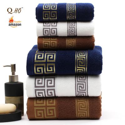 China Wholesale QUICK DRY Customize Luxury Soft Extra Large Water Absorption 100% Cotton 5 Star Hotel Bath Towel 5 Star Set for sale