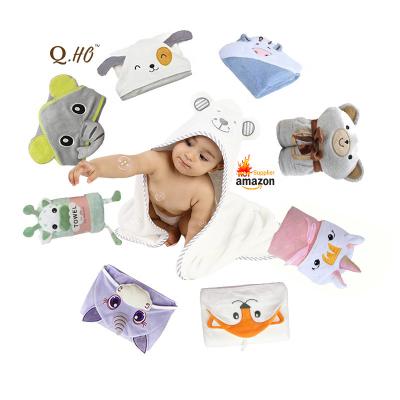 China Baby factory hooded towel 100% breathable bamboo super animal direct wholesale safe design children for sale