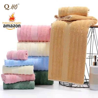 China White Size Luxury Hotel Viable High Quality Customized Towel The Other Handtuch Cream Blue Green Bamboo Bath Towel Set for sale