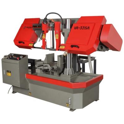 China HUOXIAN VA-33SA Industrial Semi-automatic Metal Cutting Machine Horizontal Hydraulic Metal Band Sawing Machine for Metal for sale