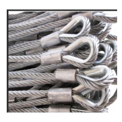 China Construction cheap price china multi sizes 6mm galvanized steel wire rope 8mm for sale