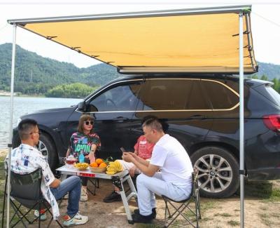 China Can Customize High Quality Fabric SUV Car Side Side Tent Add Lights Outdoor Camping Car Side Tent for sale