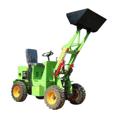 China Multifunctional Hotels Electric Mini Loader Wheel Loader With Hydraulic Lift Rod Front Shovel Loader For Sale for sale