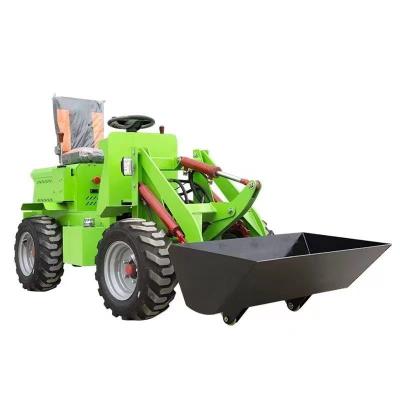 China Mini Wheel Used Loader Bucket Mini Loader 0.5Tons Mini Excavator And Construction Material Loader Stores for sale