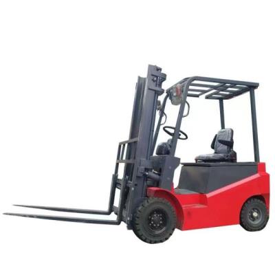 China 2023 new hotels forklift with outdoor battery storage warehouse 1 ton 2.5ton 3ton mini four wheel electric forklift for sale