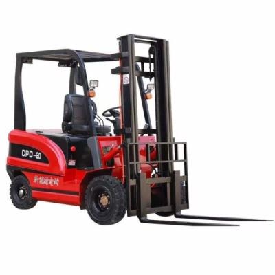 China Hotels New Energy Electric Forklift 2 Tons Standard for sale