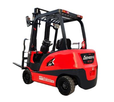 China Hotel 2023 good quality factory price 4 wheel electric forklift 4 ton forklift with 4500mm free mast 3 stage lift for sale for sale