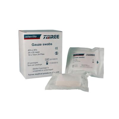 中国 100% Cotton General Medical Supplies Swab Surgical Gauze 販売のため