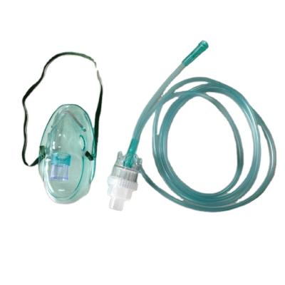 China Disposable Adult PVC Nebulizer Oxygen Kit With Mouth Piece Nebulizer Jar for sale