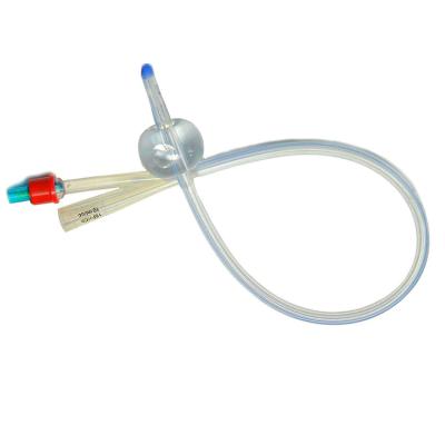 China PVC Medical Supply 2 Way Silicone Foley Catheter China zu verkaufen