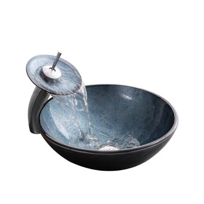 China Decorative Bathroom Art Counter Basin Vanity Sinks Good Price Wash Toilet Modern Minimalist Luxury Sanitary Sink Hand Basin With Pedestal for sale