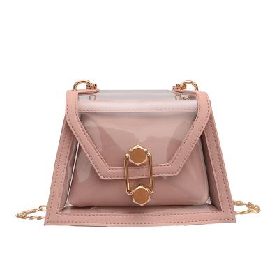 China 2020 Daily Customized High Quality Women's PU Leather Chain Shoulder Cross - Body Bag for sale