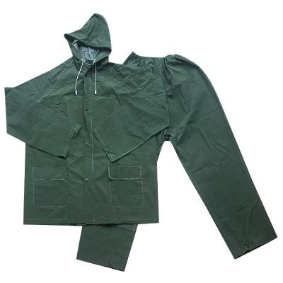 China Wholesale Custom High Quality Breathable PVC Raincoats Construction Site Waterproof Rain Coat for sale