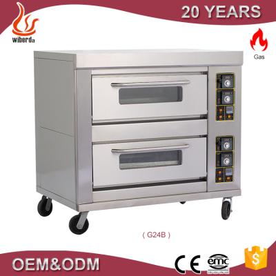 China Guangzhou gas pizza oven /used pizza ovens for sale bakery bread machine G24B for sale