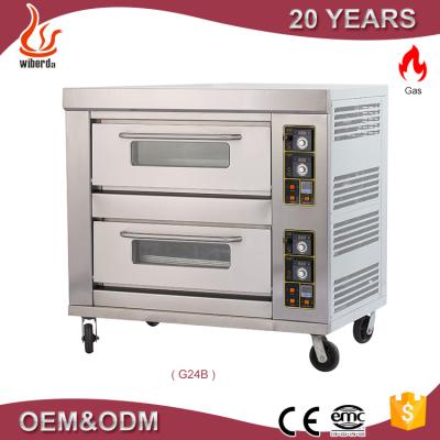 China Industrial gas pizza ovens for cake baking cooker with oven by china supplier for sale