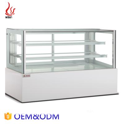 China Single-temperature Commercial Display Cake Showcase / Vertical Type Cake Display Cooler for sale