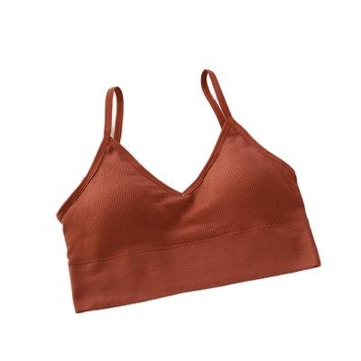 China Wholesale Breathable High Quality Low Chest Free U Back No Ring Steel Crop Top Backless Bra Quick Dry Soild Color for sale