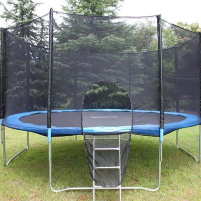 China With Protector Child And Adults Kids Trampoline Net Bed 15 15Ft Outdoor Manufacturer Black for sale