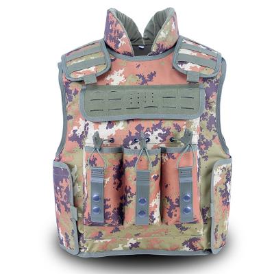 China Lightweight Gear Mens Protective Neck Camouflage Sleeveless 600D Polyester Army Molle Bullet Proof Vest for sale