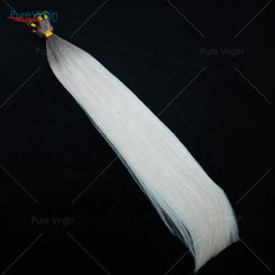 China PureVirgin Hair Extension Silky Straight Wave Best Selling European Luxury Quality Hand Drawn Hand Drawn Tied Hairweft for sale