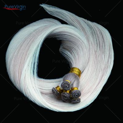 China Fashion High Demand Silky Straight Wave PureVirgin H#B9.1-60A Hand Tied Weft Virgin Russian Durable Hair In China for sale