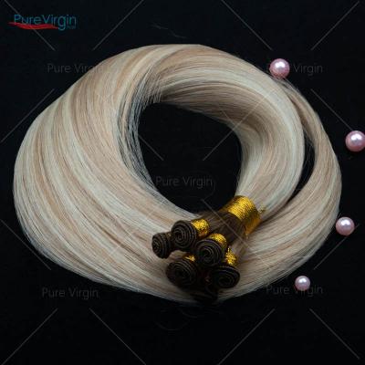 China High Quality Silky Straight Chemical Wave PureVirgin H#B6-18-60 Handited Hair Curing Extensions For Big Stock for sale