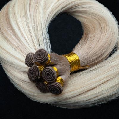 China Silky Straight Wave PureVirgin H#B18-60 100%Human Hair Hand Tied Hair Weft Double Drawn Hair Extension For Wholesale Prices for sale