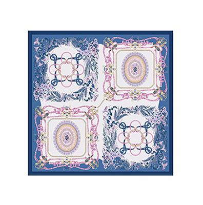 China Square Manufacturers Supply New Design Square Silk Popular Vintage Scarf for sale