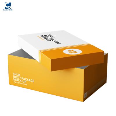 China Wholesale Recyclable Paper For Tissue Kraft Custom Bags High Quality Logo Custom Colors Foldable Rolling Shoe Box for sale