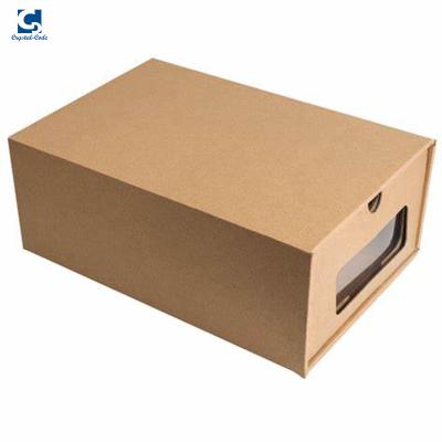 China Recyclable Shoes For Slippers Gift Gold Clothing Packaging Tissue Boxes Wholesale Large Cheap Pink And Black Paper Shoe Box for sale