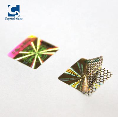 China Discount Waterproof Anti-fake Special Security 3d Hologram Custom Sticker for sale