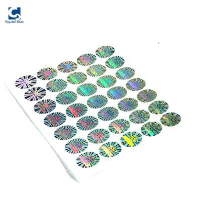 China Waterproof 3D Holographic Sticker Paper 3D Transparent Custom Printed Stickers Around Logo Adhesive Hologram Label Strong for sale