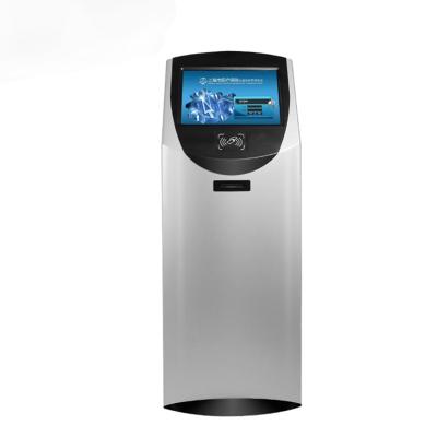 China Functional Smart Bank Self Service Inquiry Kiosk Queue Management System With Cash Dispenser Card Reader Touch Payment Kiosk for sale