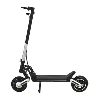 China 48v 10ah Large Capacity 800w Battery Kick Motor Power Adult Scooter 36km/h 10 Inch Unisex Foldable 2 Wheel Long Range Escooter for sale