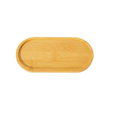 China Sustainable Bathroom Counter Tray Home Decorate Cup Stand Storage Bottles Waterproof Bamboo Trays for sale