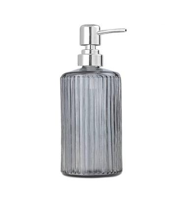 China Viable Wholesale Glass Hand Soap Dispenser With Rust Proof Pump Kitchen Sink Bathroom Hand Soap Dispenser for sale