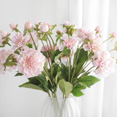 China Natural touch the living room and office are decorated with artificial hydrangea wedding flowers for sale