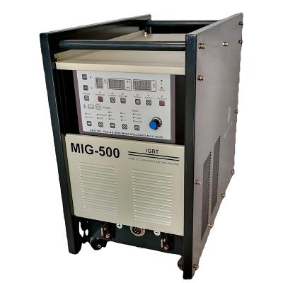 China Building Material Stores MIG500 Pulse 380V MAG Muttahida Majlis-e-Amal CAT MIG Welding Machine Three Phase Aluminum Welder for sale