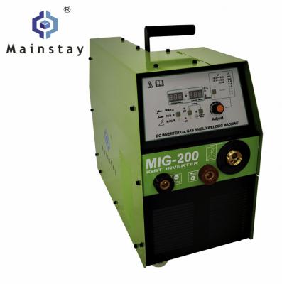 China Muttahida Majlis-e-Amal Mag CO2 Gas MIG Building Material Shops 200 MIG DC Inverter IGBT DC MIG Welding Machine Gasless Welders for sale