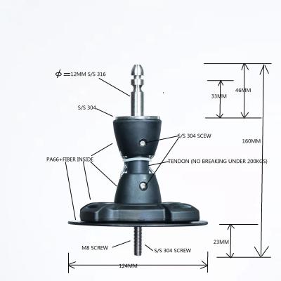 China Universal Windsurf Mast Fuß Windsurfer Mast Basis Wetterbeständigkeit zu verkaufen