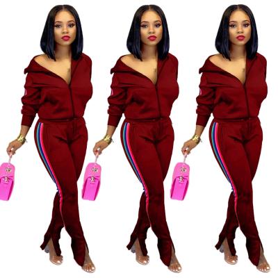 China Anti-wrinkle Yiwu Goodlin 2021 tracksuit women pulsating tracksuit women wholesale suits for sale