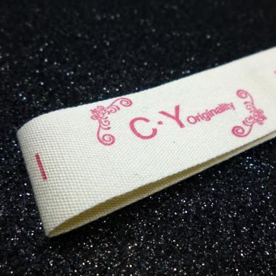 China Wholesale Washable High Quality Clothing Size Tags Labels Brand Cotton Labels For Clothing for sale