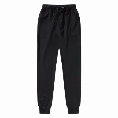 China Wholesale Custom Made Black Single Joggers Anti-wrinkle Mens Cotton Jogger Pants For Women With Pockets for sale