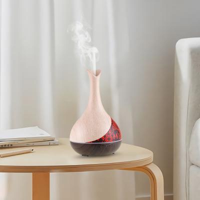 China 7 Color LED Light Electric Air Humidifier 300ml Essential Oil Diffuser Aromatherapy Aroma Nebulizing Diffuser Mist Maker for sale