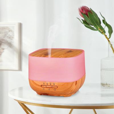 China Dituo 7color Portable Ultrasonic Lamp Fragrance Aromatherapy Commercial Mini Air Humidifier 500ML Diffuser for sale