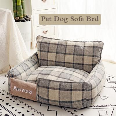 China Fashion Warm Removable Soft Dog Bed Pet Bed For Dogs House Washable Sofa Mats Sleeping Beds for sale