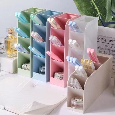 China Other Desk Organizer Box Office Pen Holder Pencil Makeup Storage Box School Office Stationery Storage for sale